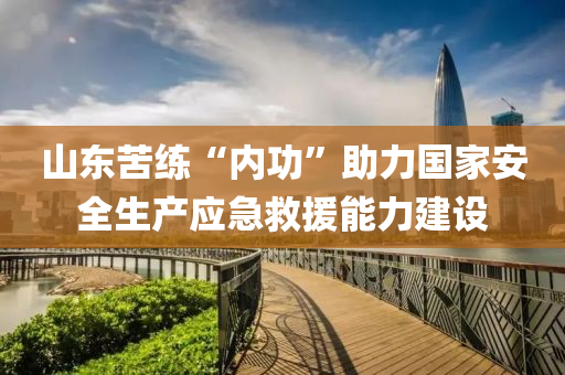山东苦练“内功”助力国家安全生产应急救援能力建设