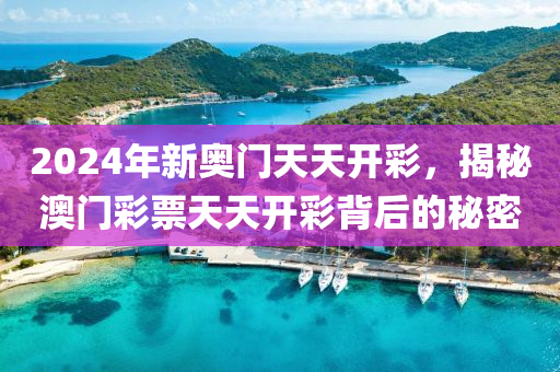 2024年新奥门天天开彩，揭秘澳门彩票天天开彩背后的秘密