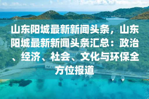 山东阳城最新新闻头条，山东阳城最新新闻头条汇总：政治、经济、社会、文化与环保全方位报道