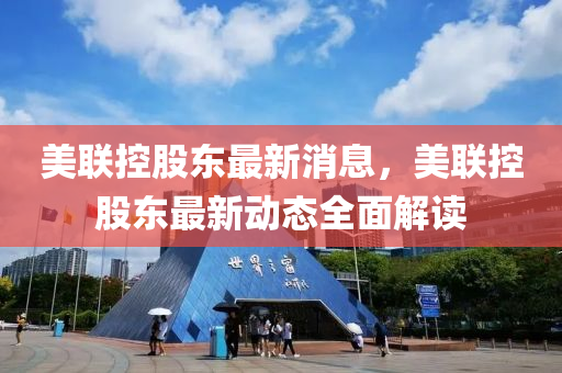美联控股东最新消息，美联控股东最新动态全面解读