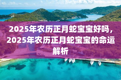 2025年农历正月蛇宝宝好吗，2025年农历正月蛇宝宝的命运解析