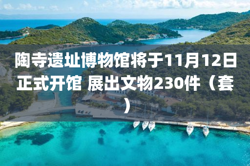 陶寺遗址博物馆将于11月12日正式开馆 展出文物230件（套）