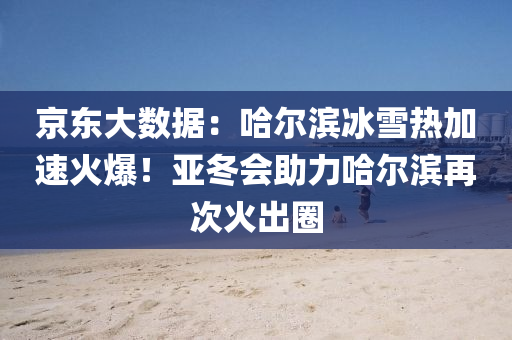 京东大数据：哈尔滨冰雪热加速火爆！亚冬会助力哈尔滨再次火出圈