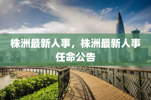 株洲最新人事，株洲最新人事任命公告