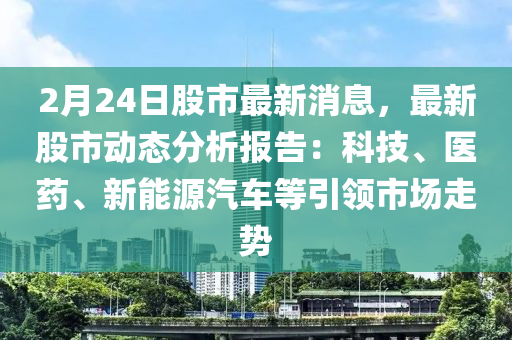 2月24日股市最新消息，最新股市动态分析报告：科技、医药、新能源汽车等引领市场走势
