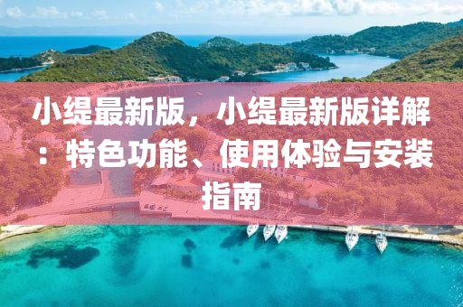 小缇最新版，小缇最新版详解：特色功能、使用体验与安装指南