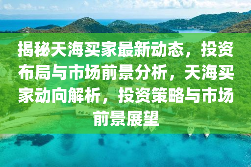 揭秘天海买家最新动态，投资布局与市场前景分析，天海买家动向解析，投资策略与市场前景展望