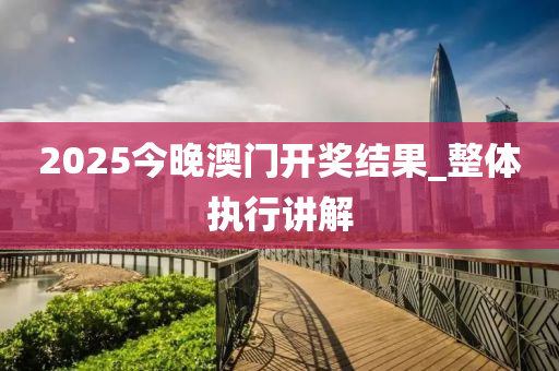 2025今晚澳门开奖结果_整体执行讲解