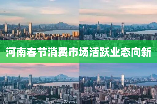 河南春节消费市场活跃业态向新
