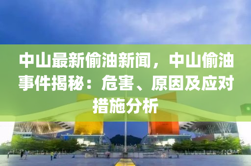 中山最新偷油新闻，中山偷油事件揭秘：危害、原因及应对措施分析