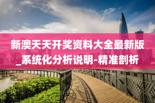 新澳天天开奖资料大全最新版_系统化分析说明-精准剖析