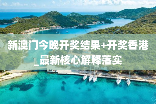 新澳门今晚开奖结果+开奖香港_最新核心解释落实