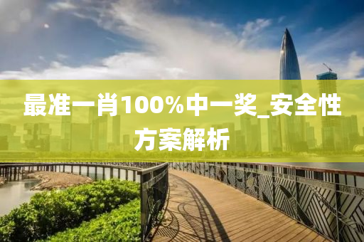 最准一肖100%中一奖_安全性方案解析