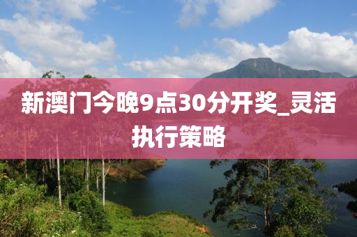 新澳门今晚9点30分开奖_灵活执行策略