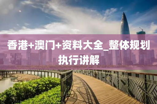 香港+澳门+资料大全_整体规划执行讲解