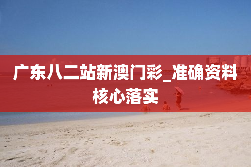 广东八二站新澳门彩_准确资料核心落实