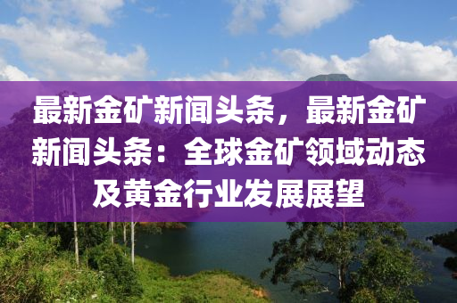 最新金矿新闻头条，最新金矿新闻头条：全球金矿领域动态及黄金行业发展展望