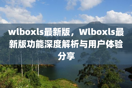 wlboxls最新版，Wlboxls最新版功能深度解析与用户体验分享