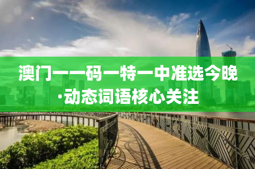 澳门一一码一特一中准选今晚·动态词语核心关注