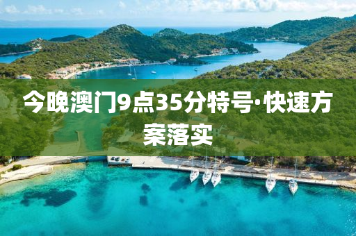 今晚澳门9点35分特号·快速方案落实