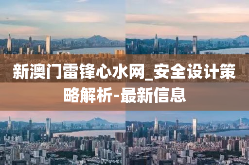 新澳门雷锋心水网_安全设计策略解析-最新信息