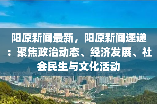 阳原新闻最新，阳原新闻速递：聚焦政治动态、经济发展、社会民生与文化活动