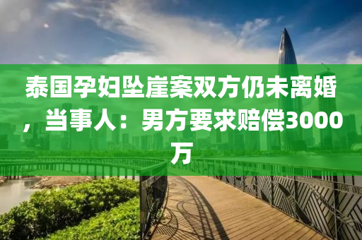 泰国孕妇坠崖案双方仍未离婚，当事人：男方要求赔偿3000万