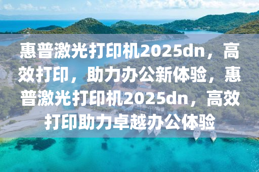 惠普激光打印机2025dn，高效打印，助力办公新体验，惠普激光打印机2025dn，高效打印助力卓越办公体验