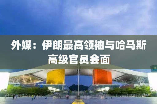 外媒：伊朗最高领袖与哈马斯高级官员会面