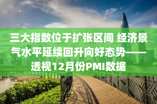 三大指数位于扩张区间 经济景气水平延续回升向好态势——透视12月份PMI数据