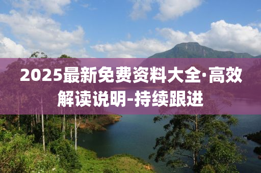 2025最新免费资料大全·高效解读说明-持续跟进