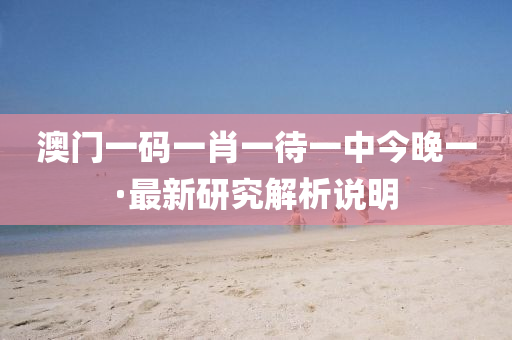 澳门一码一肖一待一中今晚一·最新研究解析说明