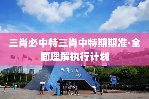 三肖必中特三肖中特期期准·全面理解执行计划