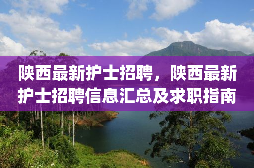 陕西最新护士招聘，陕西最新护士招聘信息汇总及求职指南