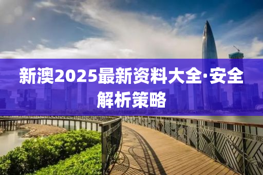 新澳2025最新资料大全·安全解析策略