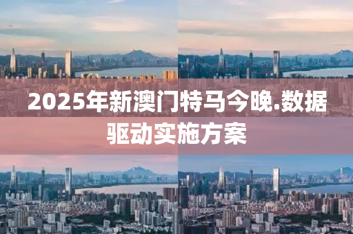 2025年新澳门特马今晚.数据驱动实施方案