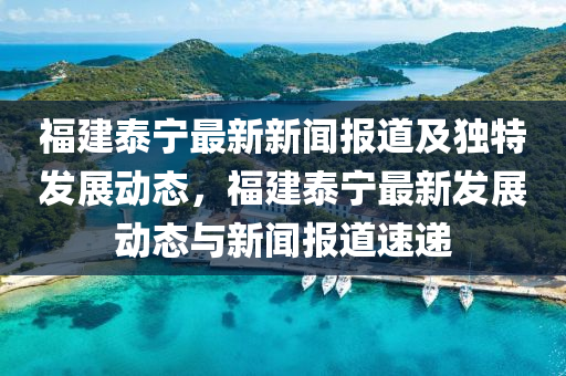福建泰宁最新新闻报道及独特发展动态，福建泰宁最新发展动态与新闻报道速递