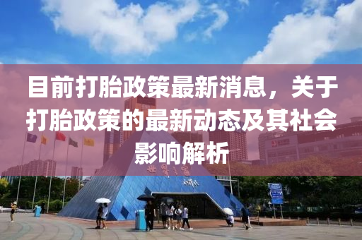 目前打胎政策最新消息，关于打胎政策的最新动态及其社会影响解析