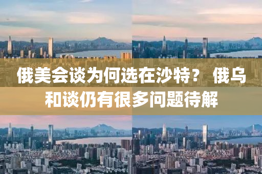 俄美会谈为何选在沙特？ 俄乌和谈仍有很多问题待解