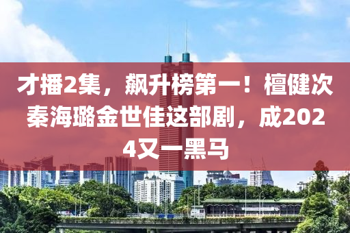 才播2集，飙升榜第一！檀健次秦海璐金世佳这部剧，成2024又一黑马