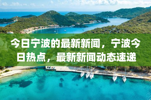 今日宁波的最新新闻，宁波今日热点，最新新闻动态速递