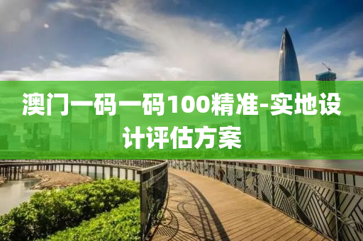 澳门一码一码100精准-实地设计评估方案