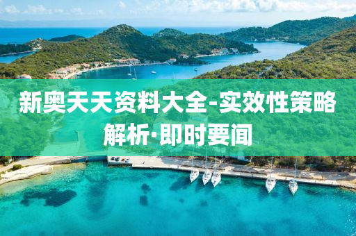 新奥天天资料大全-实效性策略解析·即时要闻