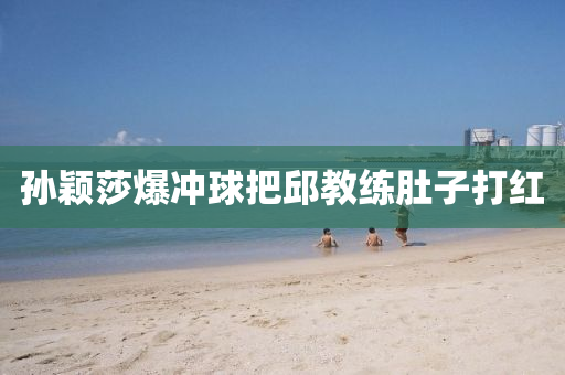 孙颖莎爆冲球把邱教练肚子打红