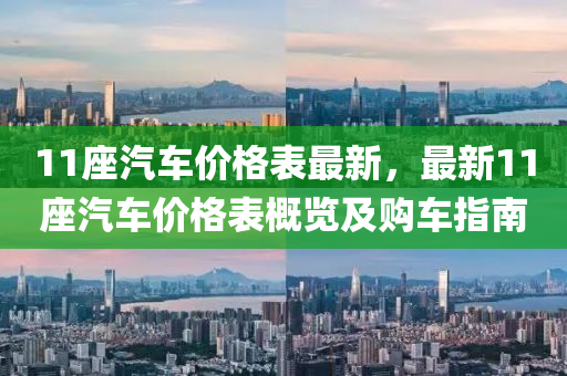 11座汽车价格表最新，最新11座汽车价格表概览及购车指南
