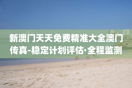 新澳门天天免费精准大全澳门传真-稳定计划评估·全程监测
