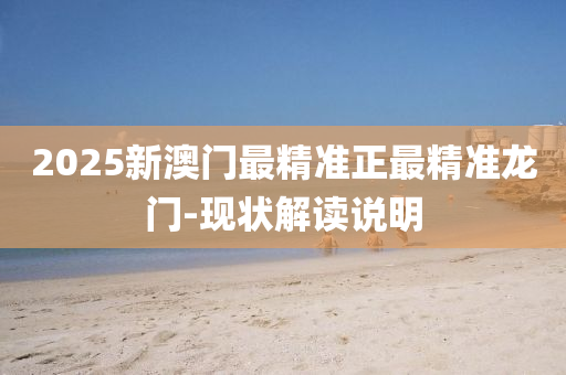 2025新澳门最精准正最精准龙门-现状解读说明