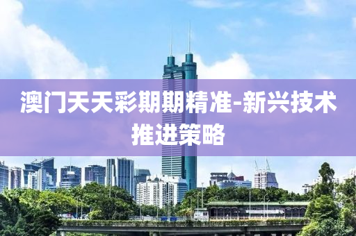 澳门天天彩期期精准-新兴技术推进策略