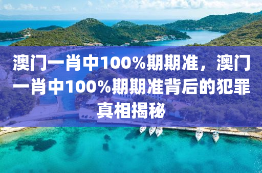 澳门一肖中100%期期准，澳门一肖中100%期期准背后的犯罪真相揭秘