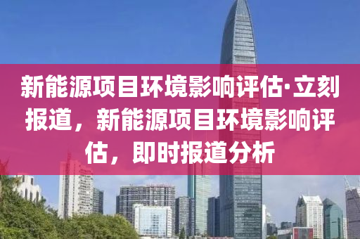 新能源项目环境影响评估·立刻报道，新能源项目环境影响评估，即时报道分析